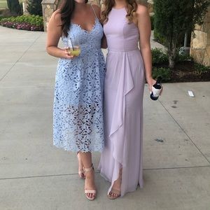 David’s Bridal lavendar bridesmaid dress size 4